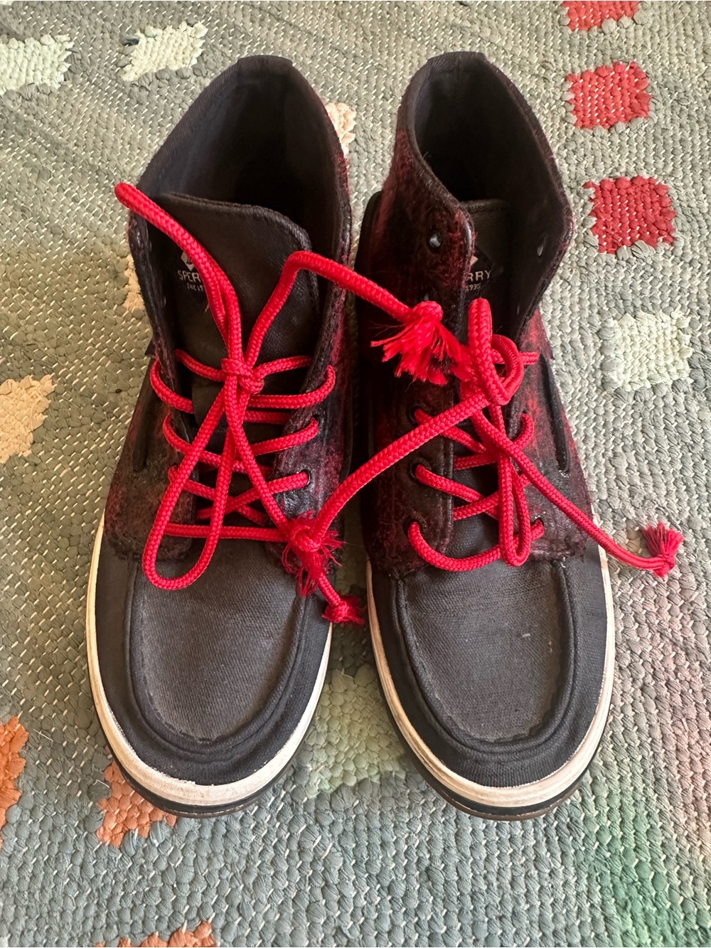 Sperry Pike Remi Plaid rain resistant chukka ankle boots